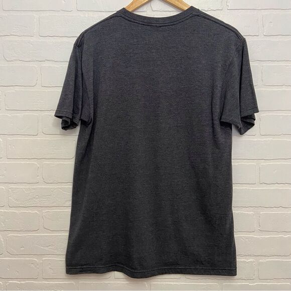 JURASSIC Park movie tee medium short sleeves unisex grey charcoal 50% cotton - Picture 2 of 12